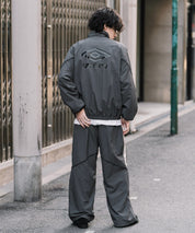 UMBRO アンブロ 裾スピンドルパイピングナイロンイージーパンツ/ワイドトラックパンツ 16394【セットアップ可能】