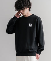 LOGOS ロゴス 吸汗速乾ワンポイントロゴクルーネック裏毛プルオーバー長袖トレーナー 16452