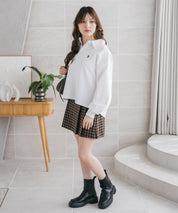 U.S.POLO ASSN. ユーエスポロアッスン 襟付きキーネックダンボールスウェット/スキッパー長袖トレーナー 16455
