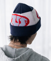 HUF WARPED CUFF BEANIE カフビーニージャカードロゴニットキャップ 16460
