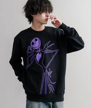HUF ハフ オーバーサイズ裏起毛アソートプリント刺繍クルーネック長袖トレーナー 16462