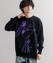 HUF ハフ オーバーサイズ裏起毛アソートプリント刺繍クルーネック長袖トレーナー 16462