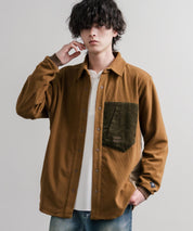 KRIFF MAYER クリフメイヤー アクティブグリッドフリースストレッチ切り替え長袖シャツ 2615114 16463