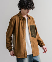 KRIFF MAYER クリフメイヤー アクティブグリッドフリースストレッチ切り替え長袖シャツ 2615114 16463