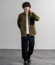 KRIFF MAYER クリフメイヤー アクティブグリッドフリースストレッチ切り替え長袖シャツ 2615114 16463
