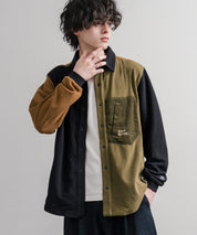 KRIFF MAYER クリフメイヤー アクティブグリッドフリースストレッチ切り替え長袖シャツ 2615114 16463
