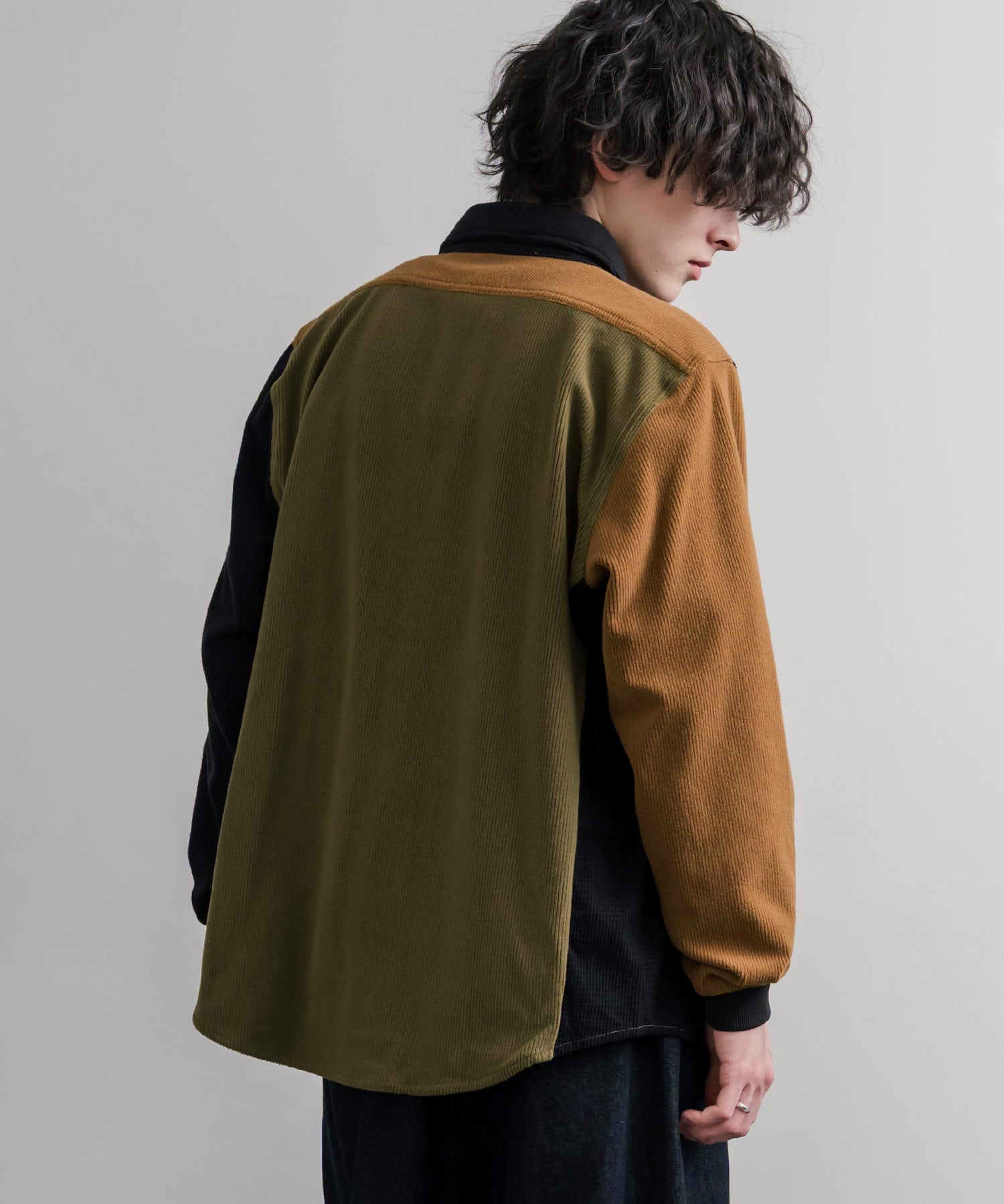 KRIFF MAYER クリフメイヤー アクティブグリッドフリースストレッチ切り替え長袖シャツ 2615114 16463