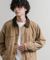KRIFF MAYER クリフメイヤー オーバーサイズ裏フリースカバーオールジャケット/襟コーデュロイデニムジャケット 2615101 16464