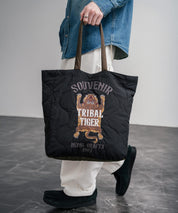 KRIFF MAYER クリフメイヤー スーベニア刺繍TOTE BAG/ひょうたん型キルティングナイロントートバッグ Z2615128 16466