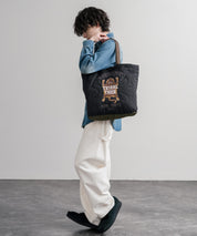 KRIFF MAYER クリフメイヤー スーベニア刺繍TOTE BAG/ひょうたん型キルティングナイロントートバッグ Z2615128 16466