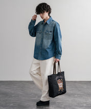 KRIFF MAYER クリフメイヤー スーベニア刺繍TOTE BAG/ひょうたん型キルティングナイロントートバッグ Z2615128 16466