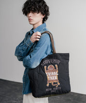 KRIFF MAYER クリフメイヤー スーベニア刺繍TOTE BAG/ひょうたん型キルティングナイロントートバッグ Z2615128 16466