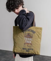 KRIFF MAYER クリフメイヤー スーベニア刺繍TOTE BAG/ひょうたん型キルティングナイロントートバッグ Z2615128 16466
