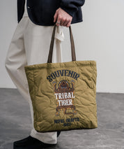 KRIFF MAYER クリフメイヤー スーベニア刺繍TOTE BAG/ひょうたん型キルティングナイロントートバッグ Z2615128 16466