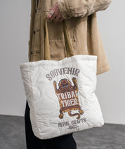KRIFF MAYER クリフメイヤー スーベニア刺繍TOTE BAG/ひょうたん型キルティングナイロントートバッグ Z2615128 16466