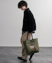 KRIFF MAYER クリフメイヤー スーベニア刺繍TOTE BAG/ひょうたん型キルティングナイロントートバッグ Z2615128 16466