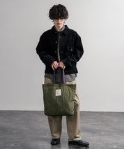 KRIFF MAYER クリフメイヤー スーベニア刺繍TOTE BAG/ひょうたん型キルティングナイロントートバッグ Z2615128 16466