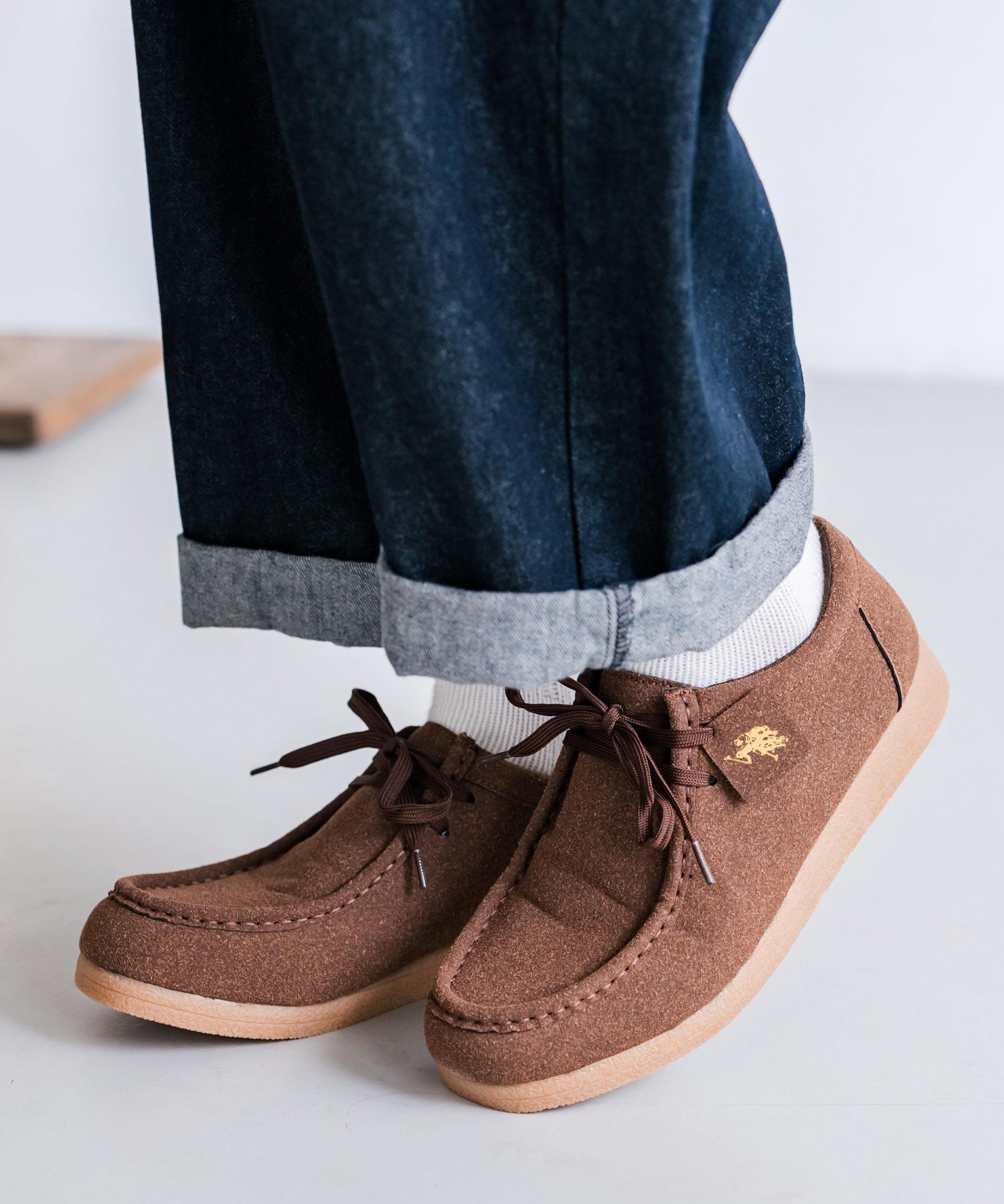 U.S.POLO ASSN. ユーエスポロアッスン ワンポイント ロゴフェイクレザーモカシンシューズ 16468