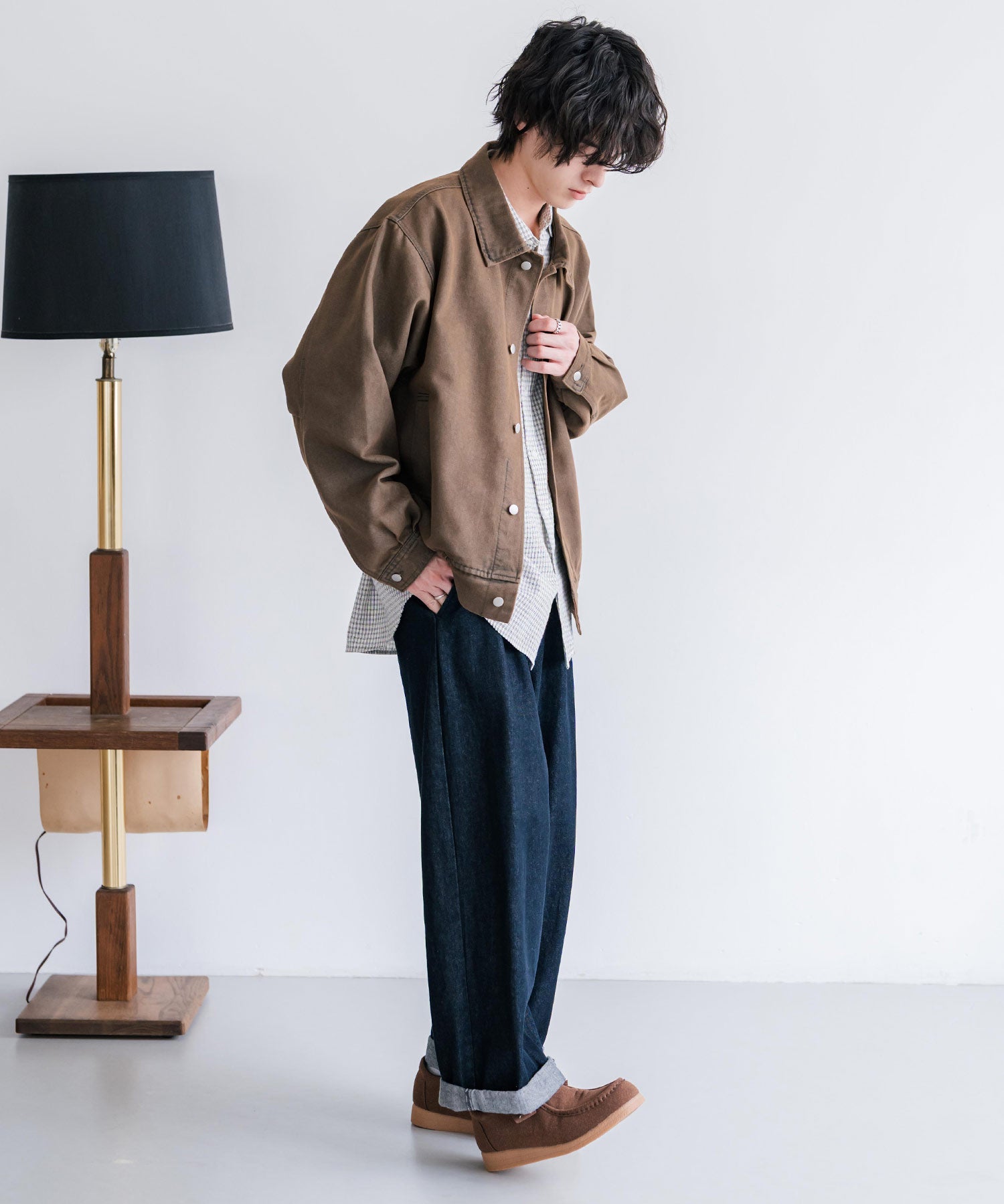 U.S.POLO ASSN. ユーエスポロアッスン ワンポイント ロゴフェイクレザーモカシンシューズ 16468