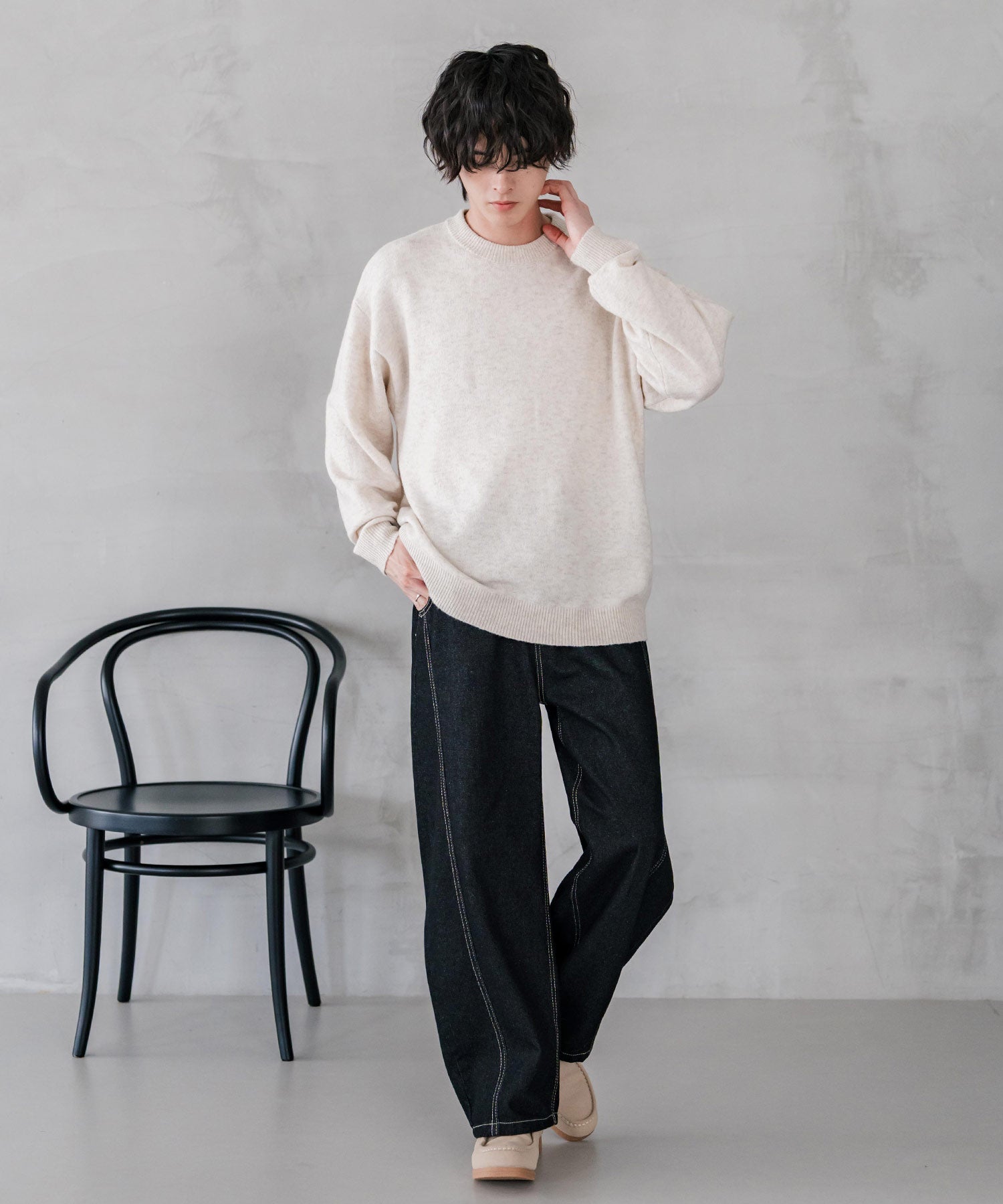 U.S.POLO ASSN. ユーエスポロアッスン ワンポイント ロゴフェイクレザーモカシンシューズ 16468