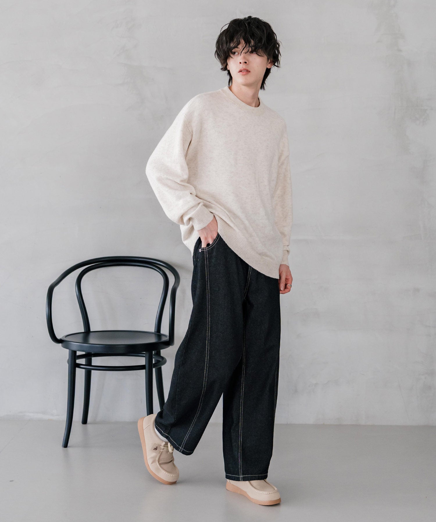 U.S.POLO ASSN. ユーエスポロアッスン ワンポイント ロゴフェイクレザーモカシンシューズ 16468