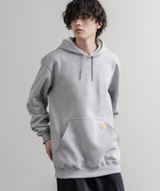 Carhartt カーハート MIDWEIGHT HOODED SWEAT/オーバーサイズ裏起毛ワンポイントロゴ長袖プルオーバーパーカー 16473