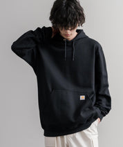 Carhartt カーハート MIDWEIGHT HOODED SWEAT/オーバーサイズ裏起毛ワンポイントロゴ長袖プルオーバーパーカー 16473
