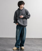 Carhartt カーハート MIDWEIGHT HOODED SWEAT/オーバーサイズ裏起毛ワンポイントロゴ長袖プルオーバーパーカー 16473