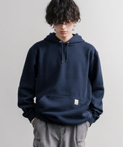 Carhartt カーハート MIDWEIGHT HOODED SWEAT/オーバーサイズ裏起毛ワンポイントロゴ長袖プルオーバーパーカー 16473