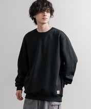 Carhartt カーハート MIDWEIGHT CREW NECK SWEAT/オーバーサイズ裏起毛ワンポイントロゴ長袖トレーナー 16474