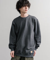 Carhartt カーハート MIDWEIGHT CREW NECK SWEAT/オーバーサイズ裏起毛ワンポイントロゴ長袖トレーナー 16474