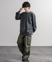 Carhartt カーハート MIDWEIGHT CREW NECK SWEAT/オーバーサイズ裏起毛ワンポイントロゴ長袖トレーナー 16474