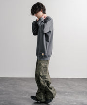 Carhartt カーハート MIDWEIGHT CREW NECK SWEAT/オーバーサイズ裏起毛ワンポイントロゴ長袖トレーナー 16474