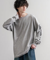 Carhartt カーハート HEAVYWEIGHT LONG-SLEEVE T-SHIRTS/オーバーサイズヘビーウェイト袖ロゴプリント長袖クルーネックTシャツ 16475