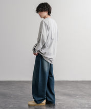 Carhartt カーハート HEAVYWEIGHT LONG-SLEEVE T-SHIRTS/オーバーサイズヘビーウェイト袖ロゴプリント長袖クルーネックTシャツ 16475