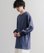 Carhartt カーハート HEAVYWEIGHT LONG-SLEEVE T-SHIRTS/オーバーサイズヘビーウェイト袖ロゴプリント長袖クルーネックTシャツ 16475