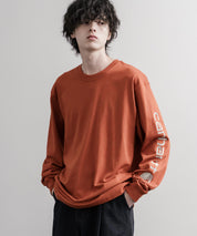 Carhartt カーハート HEAVYWEIGHT LONG-SLEEVE T-SHIRTS/オーバーサイズヘビーウェイト袖ロゴプリント長袖クルーネックTシャツ 16475