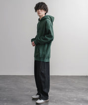 HUF ハフ オーバーサイズ裏起毛プリント刺繍アソート長袖プルオーバーパーカー 16479