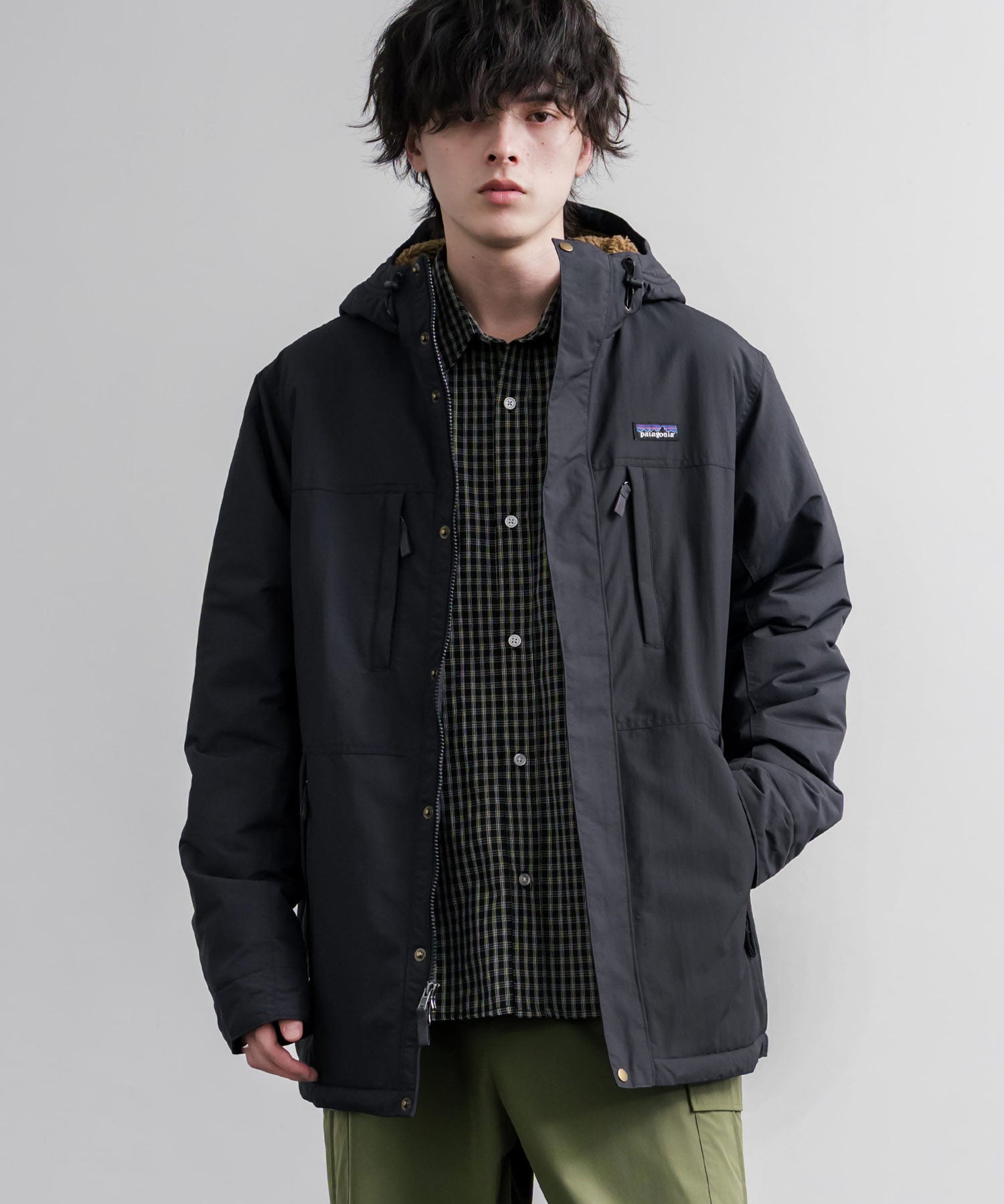Patagonia パタゴニア M S ISTHMUS PARKA イスマスパーカー/撥水マウンテンパーカー/裏フリースナイロンジャケット 16535