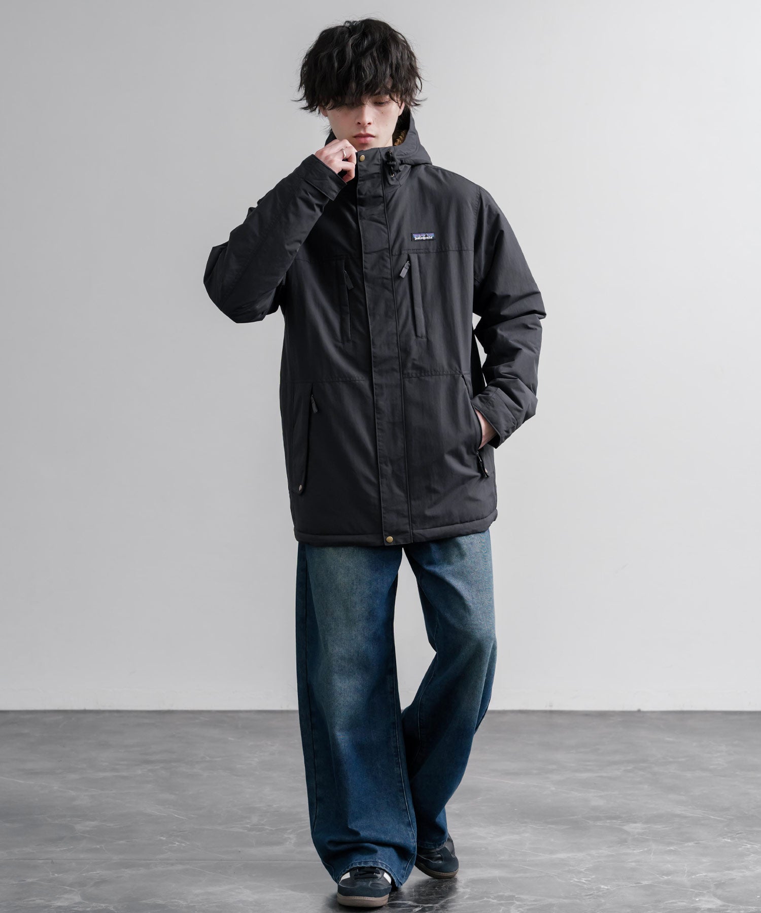 Patagonia パタゴニア M S ISTHMUS PARKA イスマスパーカー/撥水マウンテンパーカー/裏フリースナイロンジャケット 16535