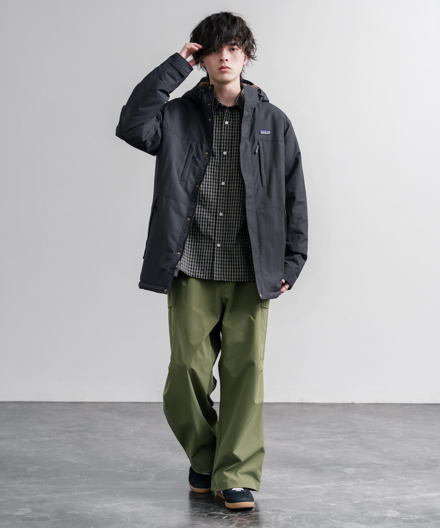 Patagonia パタゴニア M S ISTHMUS PARKA イスマスパーカー/撥水マウンテンパーカー/裏フリースナイロンジャケット 16535