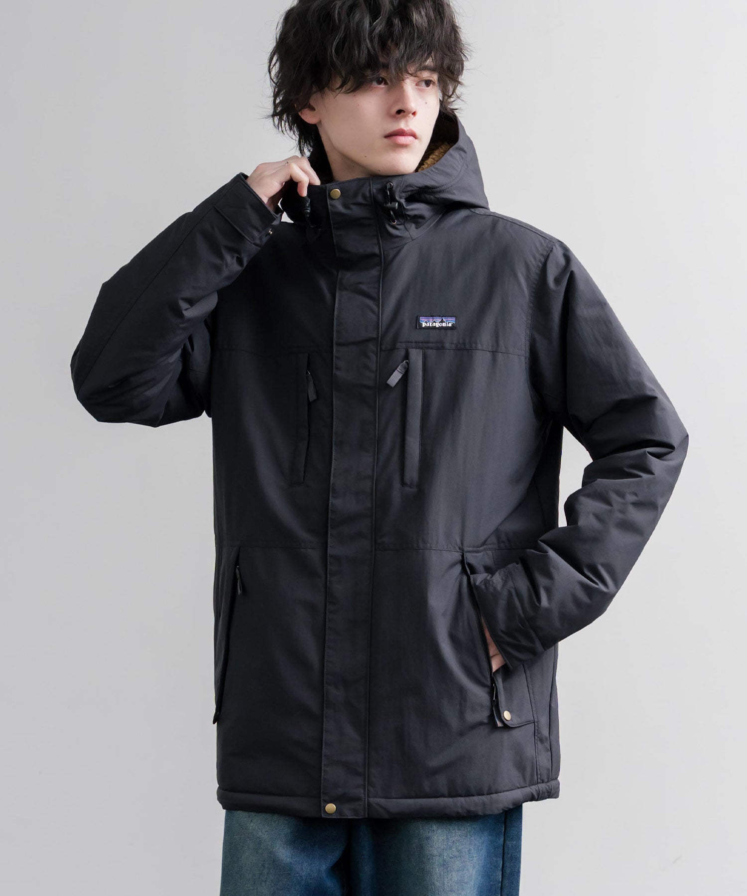 Patagonia パタゴニア M S ISTHMUS PARKA イスマスパーカー/撥水マウンテンパーカー/裏フリースナイロンジャケット 16535