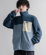 Patagonia パタゴニア M S MICRO D PATCH POCKET JKT スタンドネックフリースジャケット/マイクロフリースジップアップブルゾン 16536