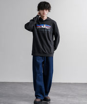 Patagonia パタゴニア M S FITZ ROY FOOTHILLS DAILY HOODY ロゴプリントフレンチテリー裏毛長袖プルオーバーパーカ ー 16537