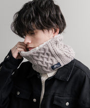 KRIFF MAYER クリフメイヤー モコネックウォーマー/ケーブルニット シャギーボア 2WAYリバーシブルネックウォーマー Z2627102 16540
