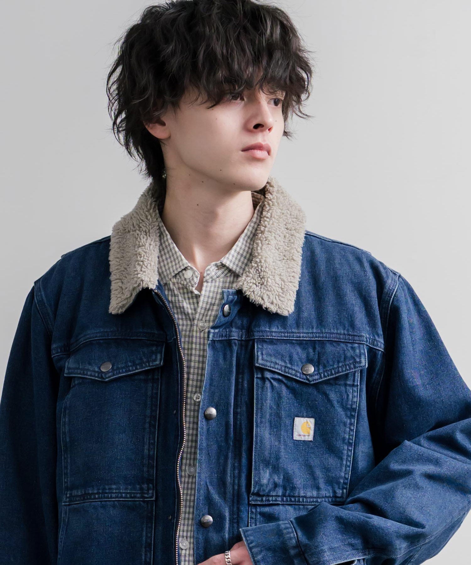 Carhartt カーハート Denim Berwick Jacket 裏ボアデニムジャケット/Gジャン 16541