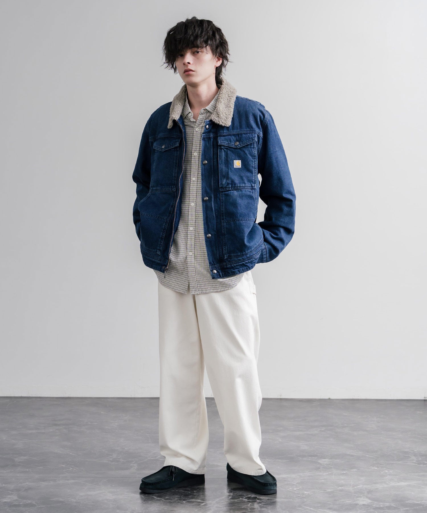 Carhartt カーハート Denim Berwick Jacket 裏ボアデニムジャケット/Gジャン 16541