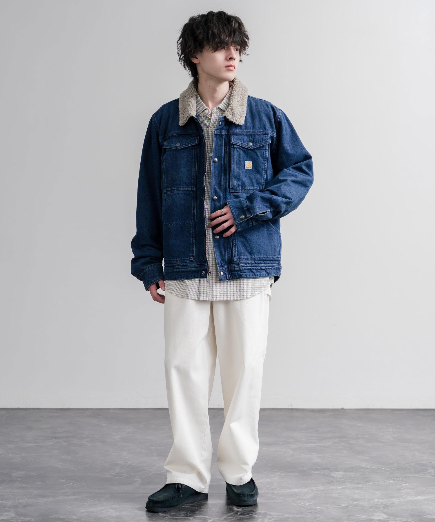 Carhartt カーハート Denim Berwick Jacket 裏ボアデニムジャケット/Gジャン 16541