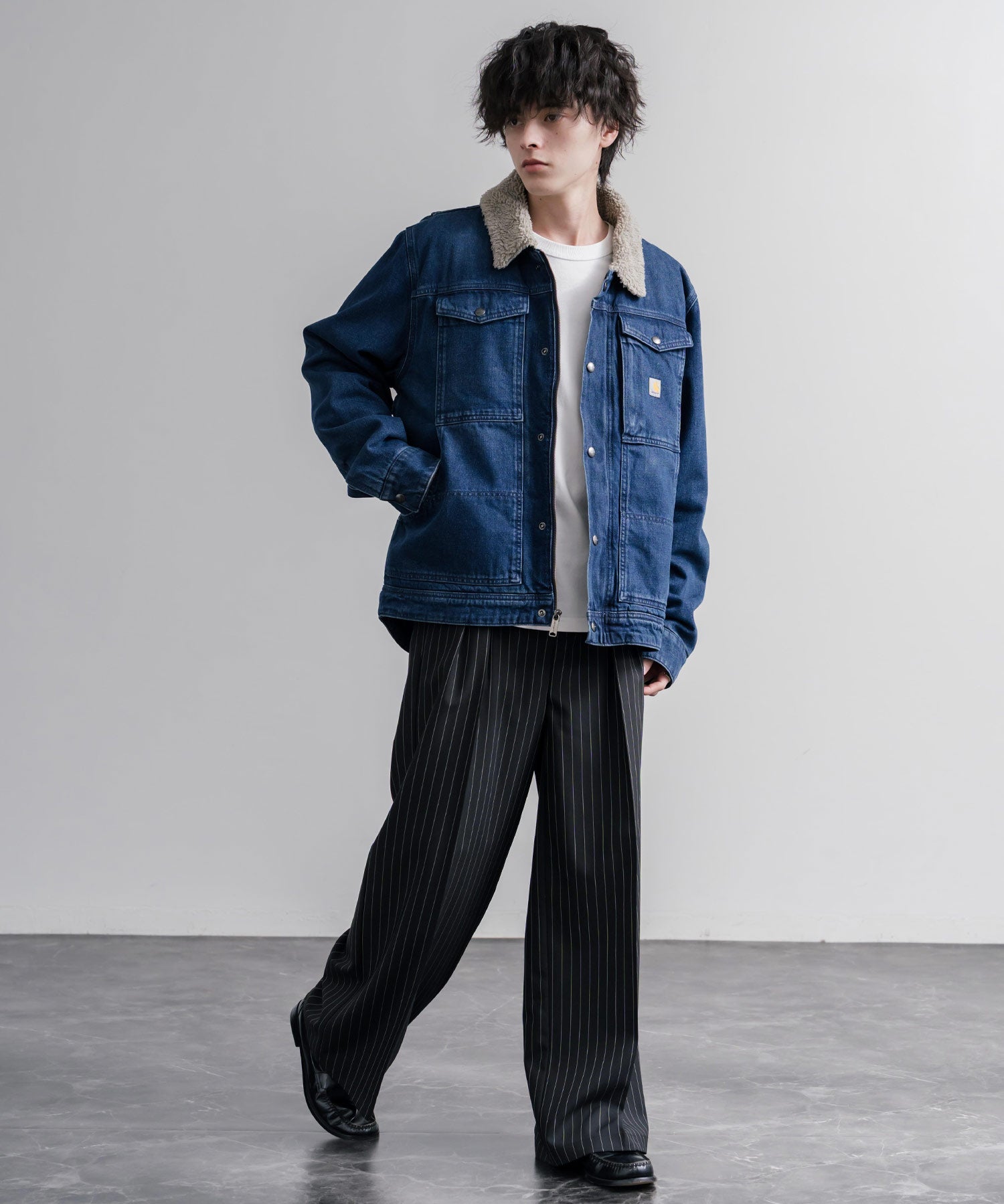 Carhartt カーハート Denim Berwick Jacket 裏ボアデニムジャケット/Gジャン 16541