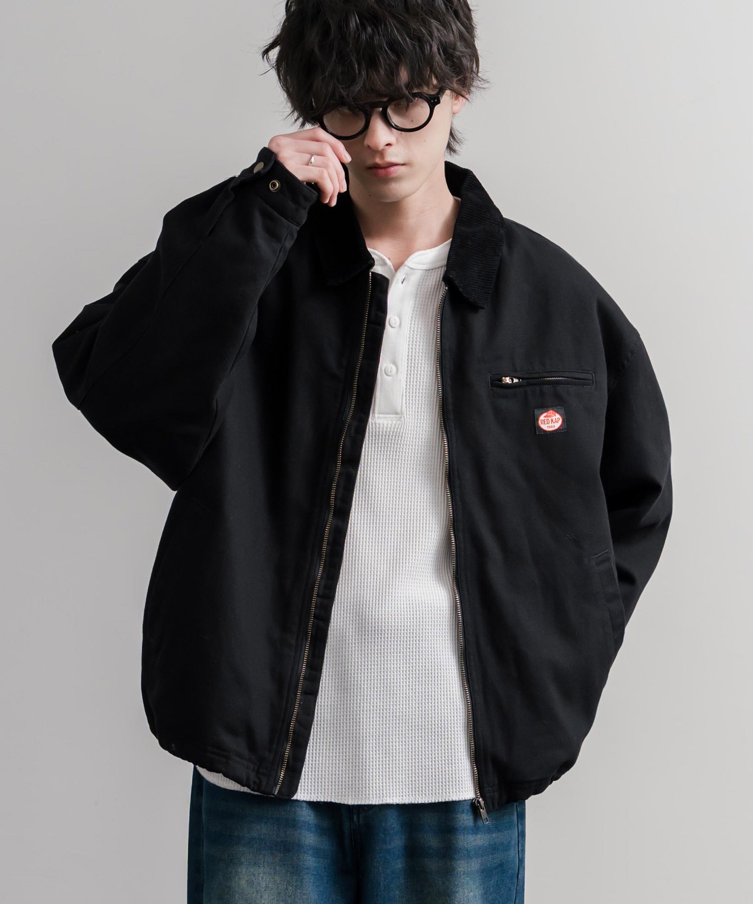 RED KAP レッドキャップ オーバーサイズ襟コーデュロイダックジャケット/中綿キルティングワークジャケット 16545